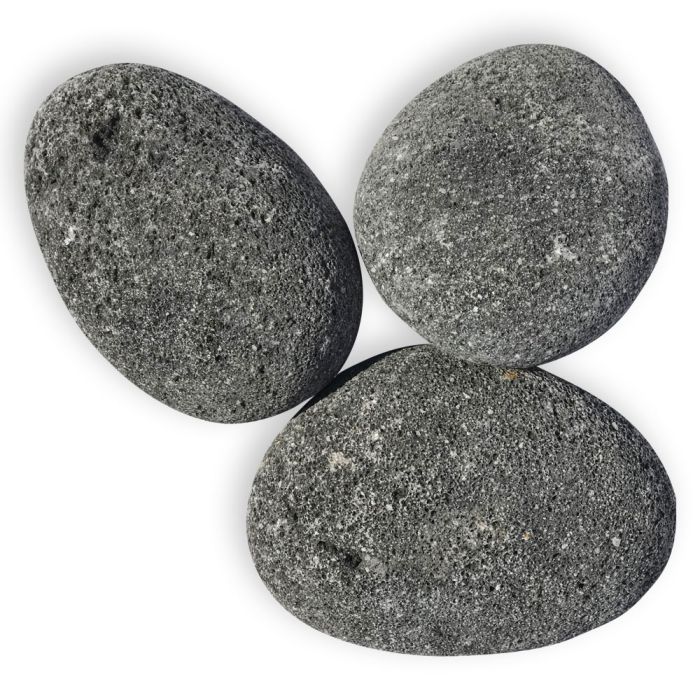 Extra Large Gray Tumbled Lava Stones 20 lbs