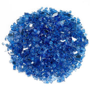 American Fire Glass 1/4" Cobalt Reflective Fire Glass