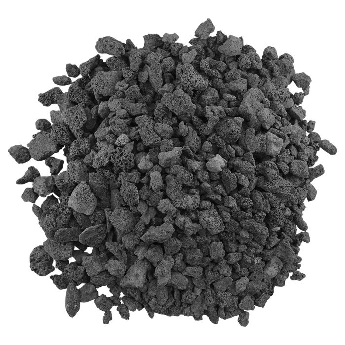 Medium Black Lava Rock 40 Pounds