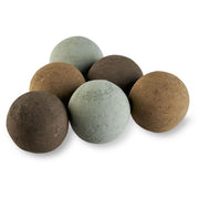 4" Natural Lite Stone Fire Balls - Pack of 6