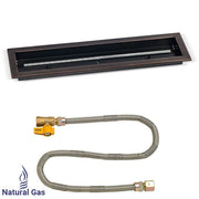 30" Linear Oil Rubbed Bronze Drop-In Pans with Match Light Kits